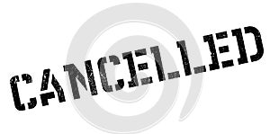 Cancelled rubber stamp