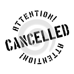 Cancelled rubber stamp