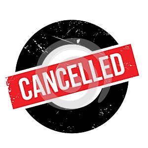 Cancelled rubber stamp