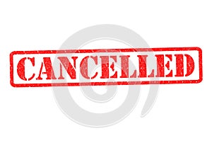 CANCELLED Rubber Stamp