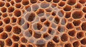 Cancellous Bone Tissue Microscopic View