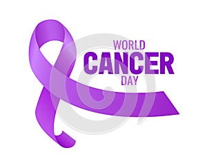 Cancer awareness ribbon concept.
