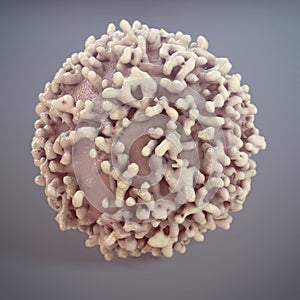 Cancer Cell - 3D Rendering