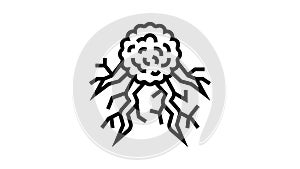 cancer cell line icon animation