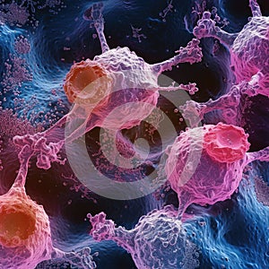 Cancer cells: a microscopic intricate world of cellular anomalies, glimpse into scientific realm of pathology, oncology