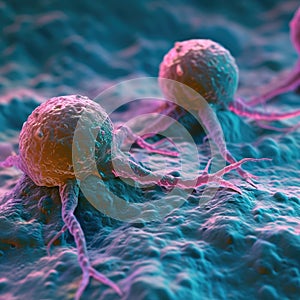 Cancer cells: a microscopic intricate world of cellular anomalies, glimpse into scientific realm of pathology, oncology