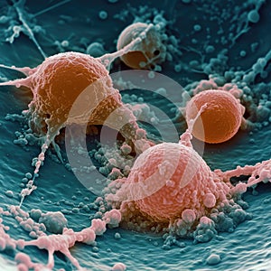 Cancer cells: a microscopic intricate world of cellular anomalies, glimpse into scientific realm of pathology, oncology