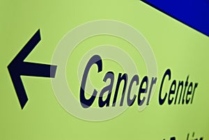 Cancer Center Sign