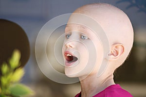 Cancer child portrait