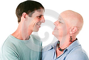 Cancer Patient and Husband In Love