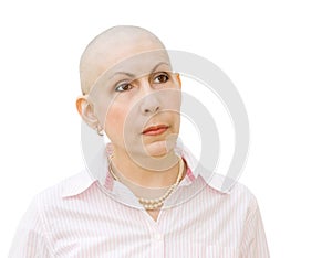 Cancer patient undergoing chemotherapy