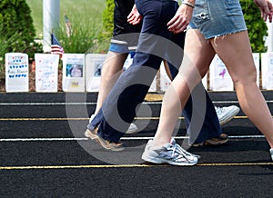 Cancer - relay for life walk