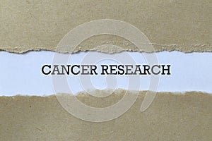 Cancer research on paper