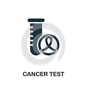 Cancer Test icon. Simple illustration from medical equipment collection. Creative Cancer Test icon for web design, templates,