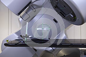 Cancer therapy, advanced medical linear accelerator in the therapeutic oncology