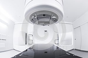 Cancer therapy, advanced medical linear accelerator in the therapeutic oncology photo