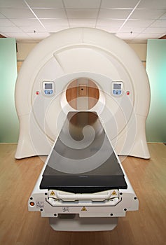 Cancer tomotherapy machine closeup