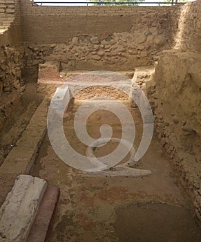 Cancho Roano altar at Archaeological Site photo