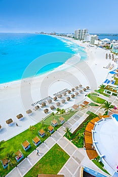 Cancun beaches and hotels