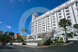 Cancun Kukulcan boulevard in Hotel Zone