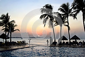 Cancun Mexico Sunset