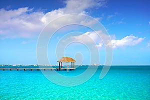 Cancun Playa Linda beach in Hotel Zone photo