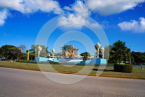 Cancun Plaza Ceviche square in Mexico