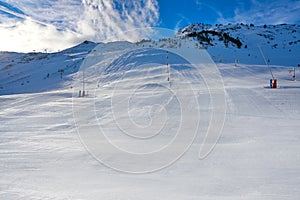 Candanchu ski in Huesca on Pyrenees Spain photo