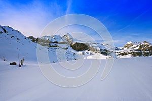 Candanchu ski in Huesca on Pyrenees Spain photo