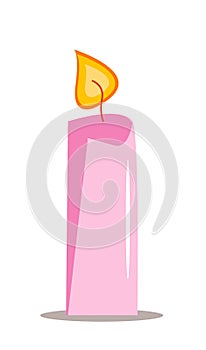 Candel vector illustration
