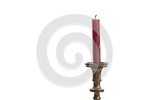 Candelabrum, candle stand, candlestick isolated on white background