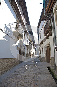 Candelario village street photo