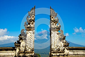 Candi Bentar Gate in Pura Penataran Agung Lempuyang