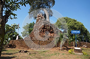 Candi lor, the historical icon of the city of Nganjuk during the days of King MPU Sindok