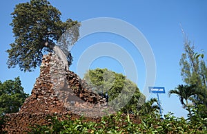 Candi lor, the historical icon of the city of Nganjuk during the days of King MPU Sindok