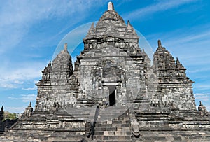 Candi Sewu Buddhist complex in Java, Indonesia