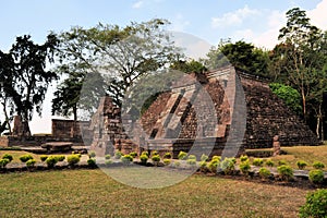 Candi Sukuh Hindu temple near Solokarta, Java