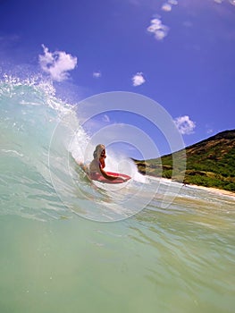 Candice Appleby Surfing in Hawaii