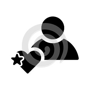 Candidness, candor, candour icon. Black vector graphics