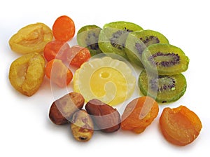Candied fruits photo