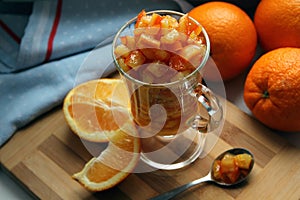 Candied fruits from orange