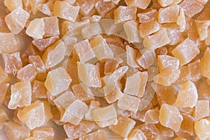 Candied ginger background