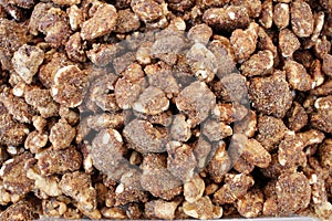 Candied nuts, sweetmeats, comfit. Comfit Walnuts