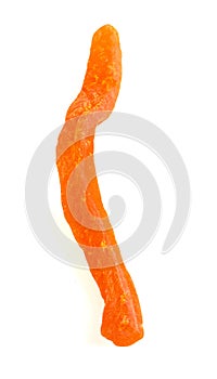 Candied Papaya Isolated on a White Background