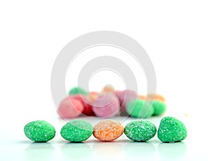 Candies , bonbons with fruit flavor