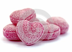 Candies in a close-up