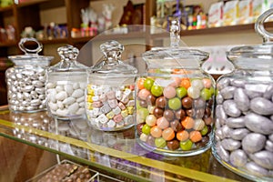 Candies in jar