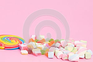 Candies and sweets concept