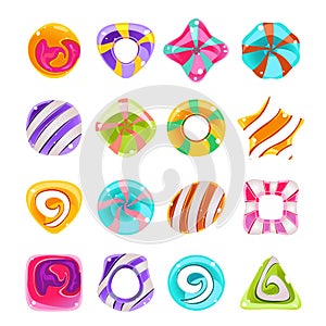 Candies vector set