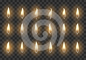 Candle animation frames